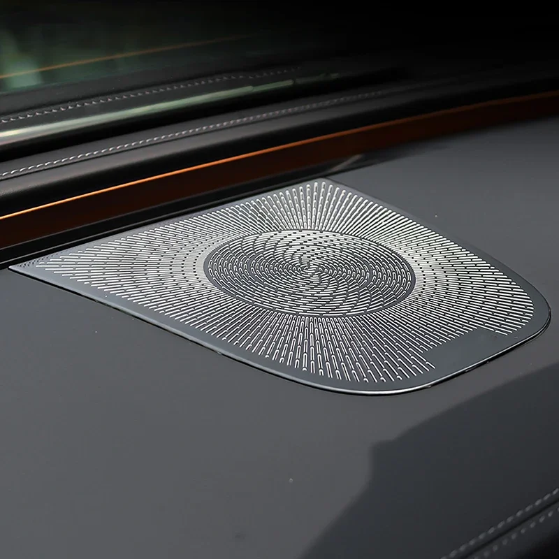 

Крышка аудиопанели для приборных панелей автомобиля, украшение из нержавеющей стали для Mercedes Benz Class E W214 2024, аксессуары для интерьера