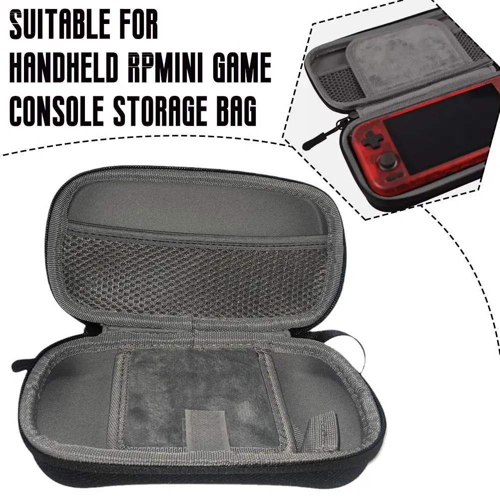 Game Console Storage Bag For Retroid Pocket Mini Handheld Layered Bag Rpmini Game Console Bag Accessories Protective O5z8