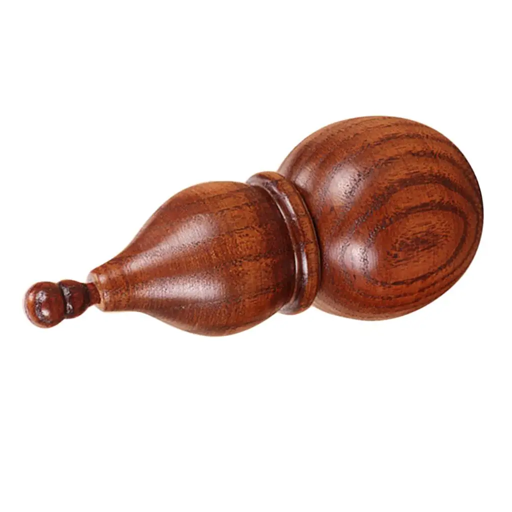 Portable Wood Toothpick Dispenser Gourd Shape Storage Organizer image 6