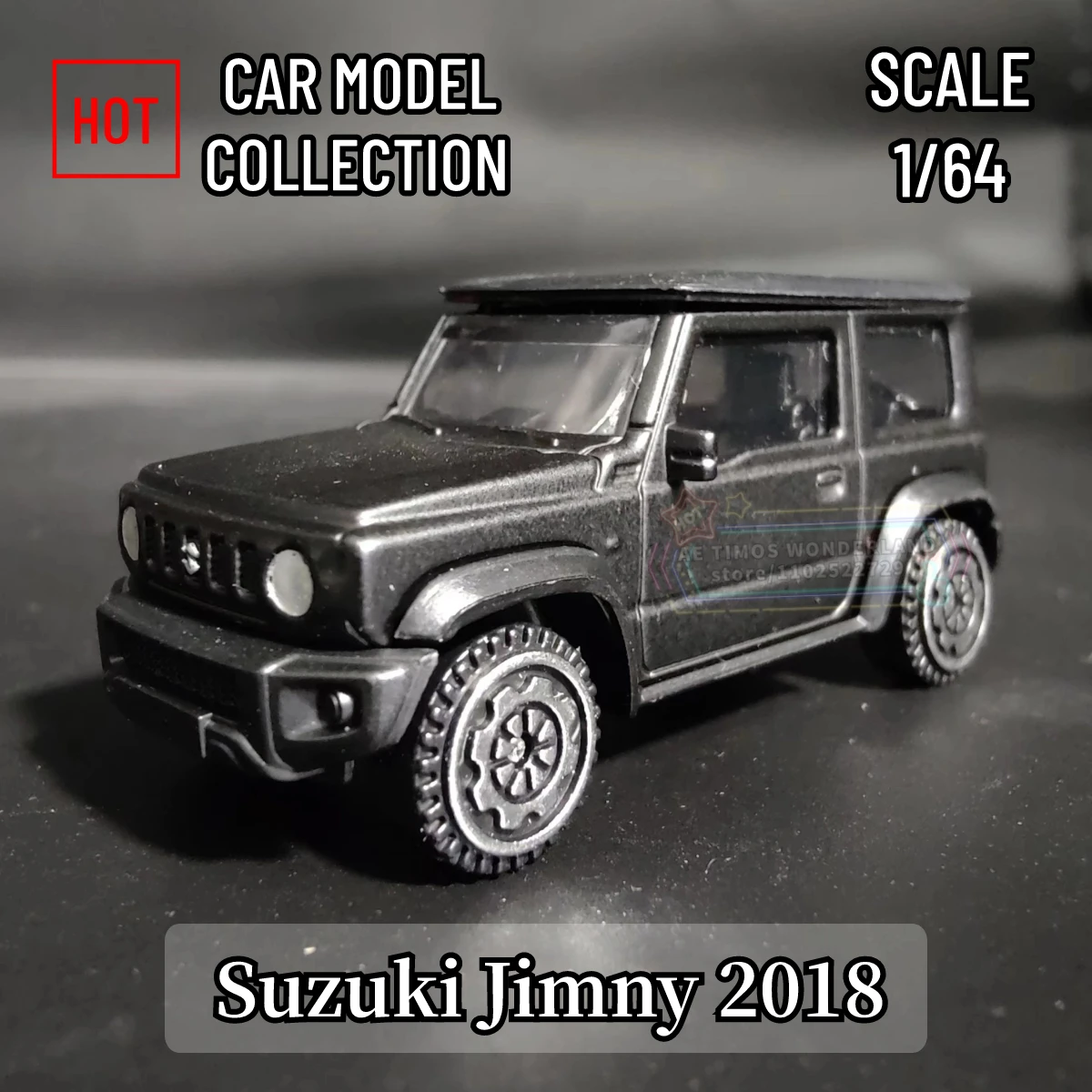 Scala 1/64 Suzuki Jimny 2018 Replica Mini Off Road Car Model Metal Miniature Art Figure Vehicle Diecast Kid Boy Xmas Gift Toy