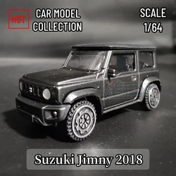 Suzuki jimny-ミニオフロードカーモデル、スケール1/64 Suzuki jimny 2018、金属製、アート、車、ダイキャスト、おもちゃ、男の子向けクリスマスギフト