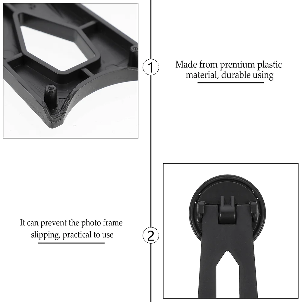 15 Pcs Photo Frame Stand Table Top Easels for Painting Display Plastic Stands Rack