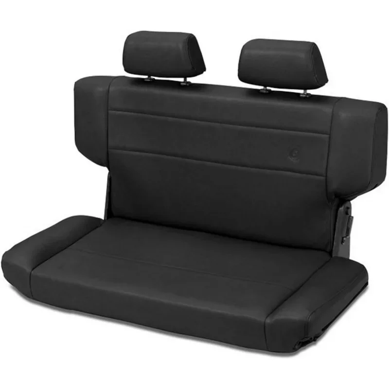 3943501 Trailmax II Rear Fold-N-Tumble Black Crush Rear Seat - 1997-2006 Wrangler