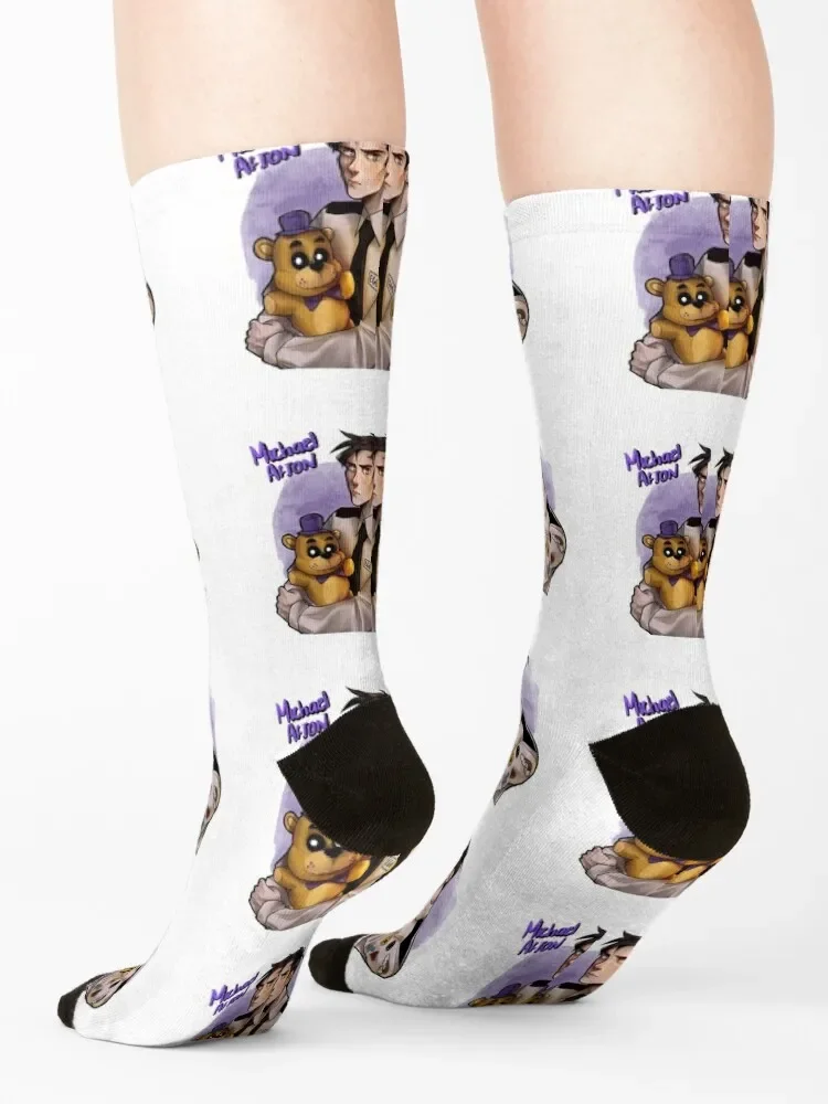 Michael Afton Classic Tshirt Socks short Crossfit basketball Socks Women Men's