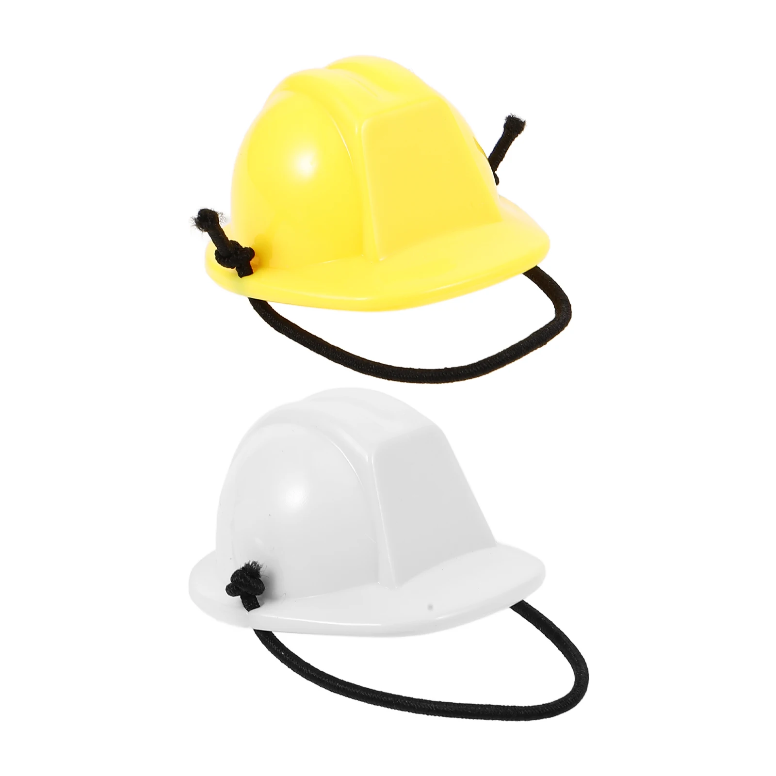 

2Pcs Reptile Hats Mini Stylish Plastic Lightweight Festivals Pet Hat Dress up Lizard Chameleon Safe Cowgirl Animal Hard Hat Dog