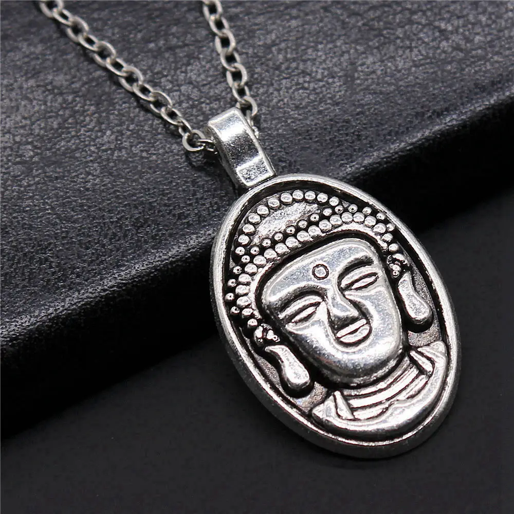 1pcs Buddha Woman Chains Men Accessories Jewellery Popular Chain Length 43+5cm