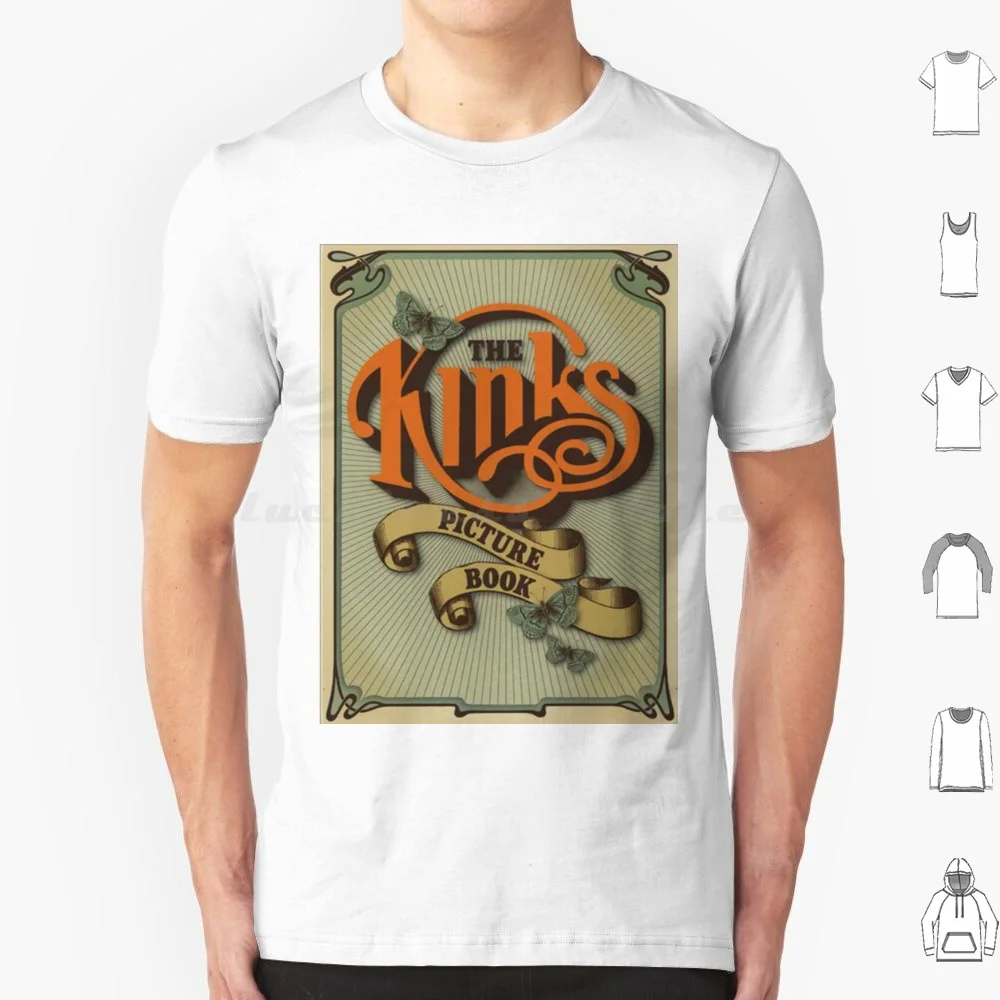 The Kinks Picture Book T Shirt 6xl Cotton Cool Tee The Kinks Swinging Sixties Ray Davies Lola Carnaby Street Kinks Band Vintage