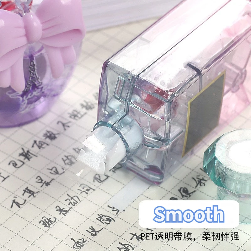 1 Pcs 5mm * 6m Gradient Transparent Perfume Bottle Shape Correction Tape Writing Correct Belt School Office Supplies Stationery