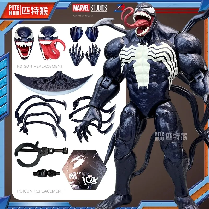 ZD Venom Marvel Movie Superhero Spiderman 18cm Action Figure Anime Decoration Collection Mini Toy Model Children Gift