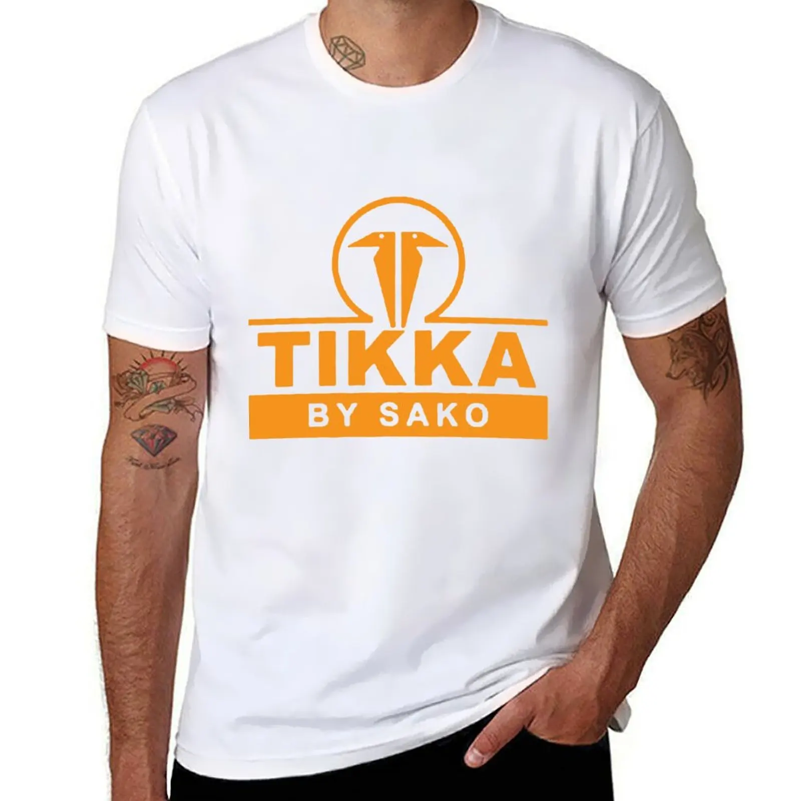 

Tikka T3 By Sako Finland Shot Gun Rifle gun T-Shirt t shirt man plain cotton tshirt 100% T-Shirt