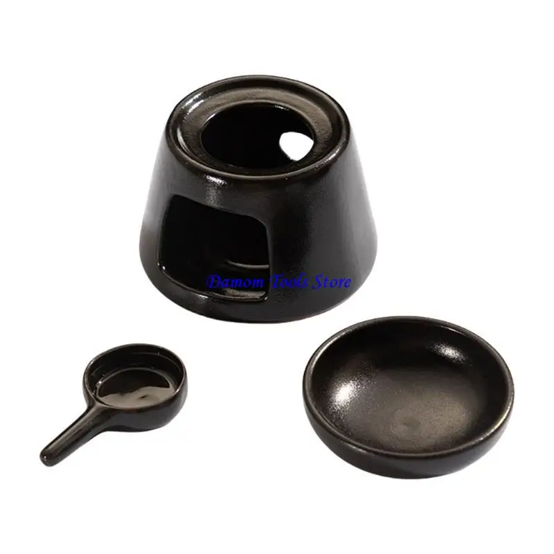 57BE Ceramics Aromas Diffuser Set for Meditations Enthusiasts and Spa Professional