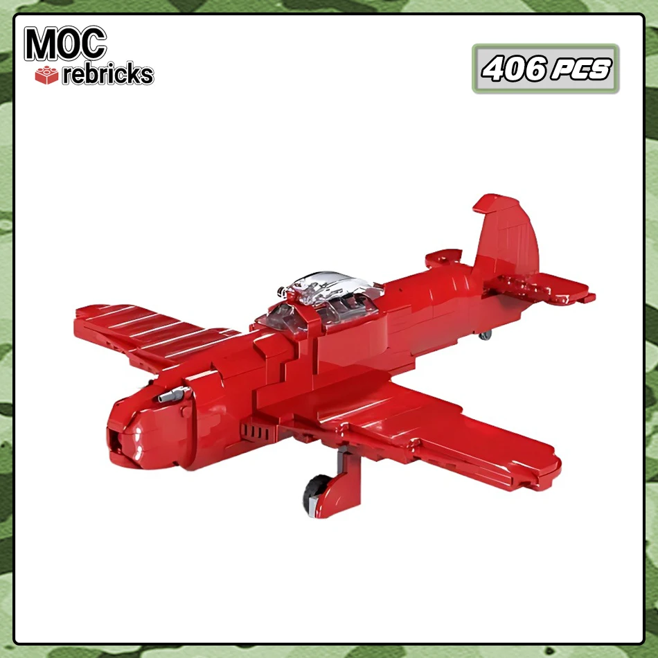 WWII Serie Yak-15 Bouwstenen Luchtmacht Vechter Model Kleine Deeltjes Bricks Montage Vliegtuig Speelgoed kinderen Puzzel Geschenken