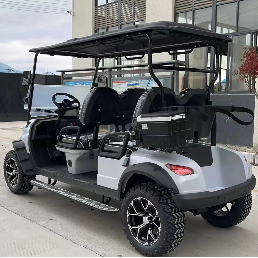 2024 CE Approved Lifted 4 Passenger Lithium Battery Electric off Road Golf Cart