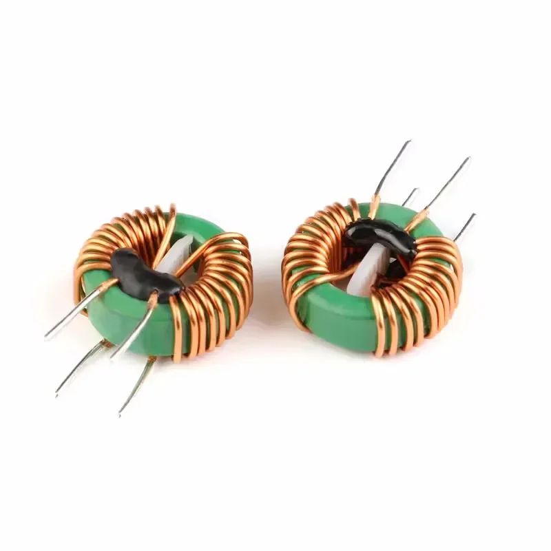 10pcs Common Mode Inductance 22*14*8 2MH 1.0 Wire Diameter 10A Magnetic Ring Inductor Power Filter Inductance Coil