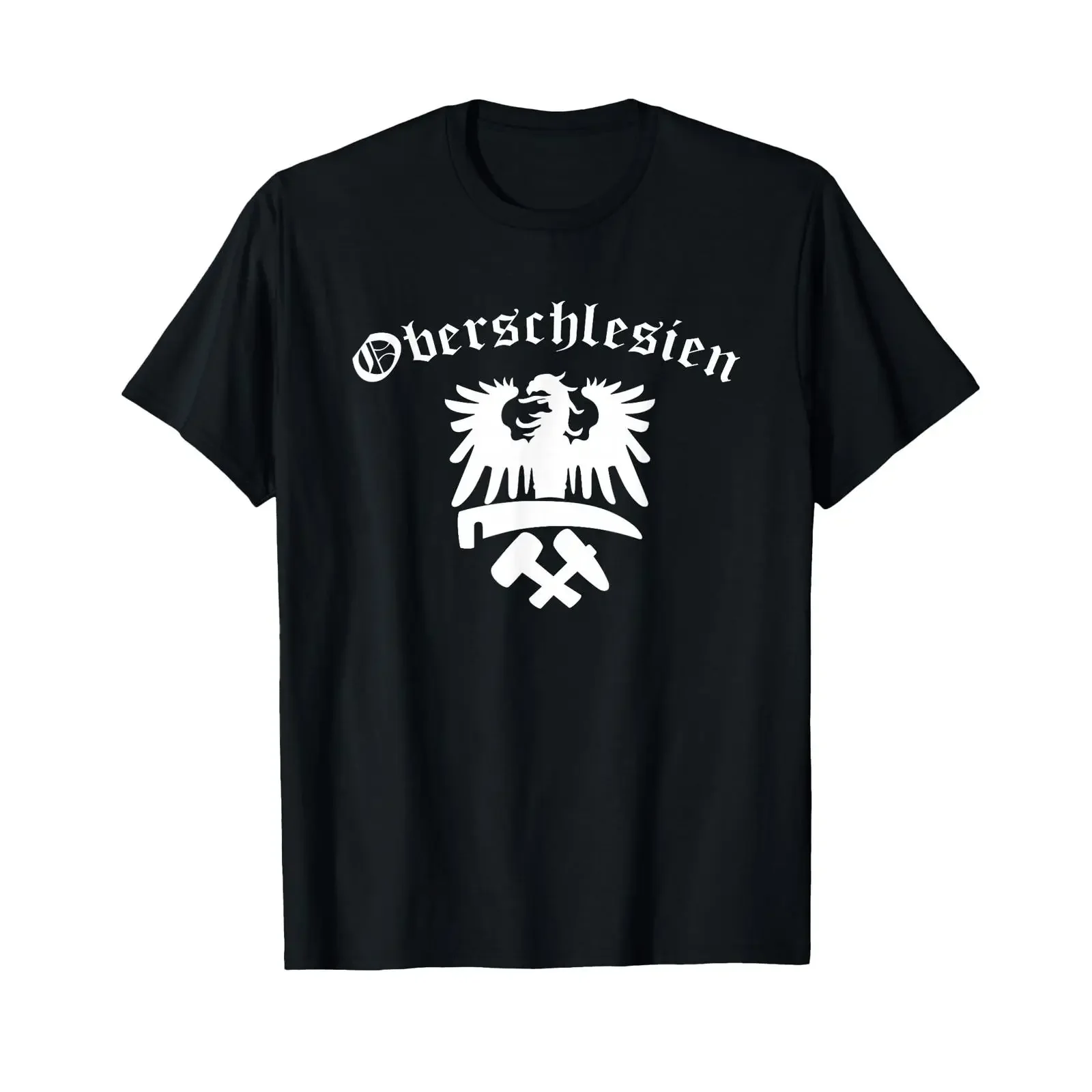 Upper Silesia Coat of Arms Eagle Flag Proud T Shirt vintage Washed Casual graphic designer clothes Breathable Unisex