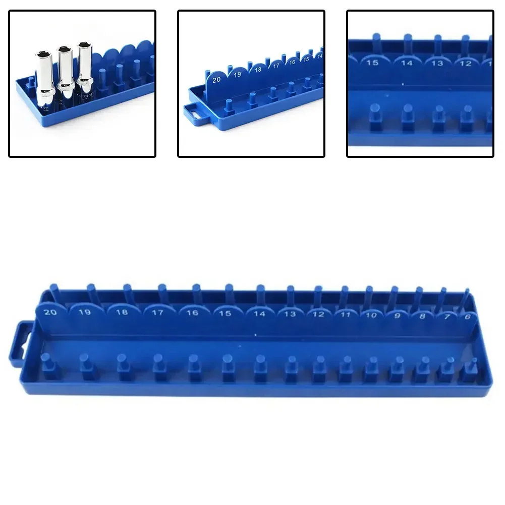 Enjoy Quick And Easy Socket Retrieval With Metric Socket Storage Organizer Holder Bracket 38 Inch Socket Tray Rack