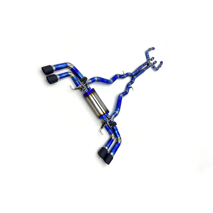 

Выхлопная система OEM Catback для M850i G14 G15 G16 4.4 2019-2023, титановая, с клапаном Valvetronic, глушитель