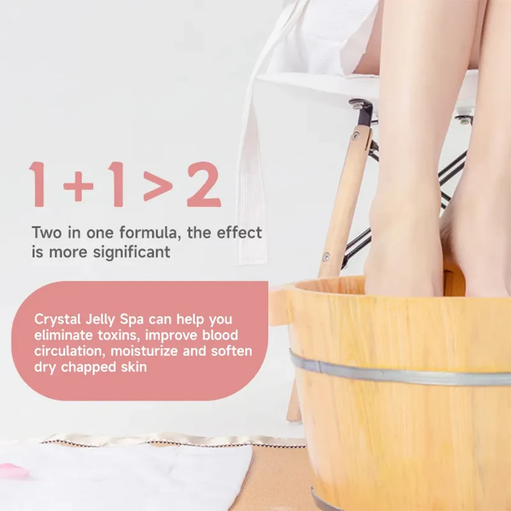 Tuta per la cura dei piedi per pedicure 2 in 1, 10 set di kit per scrub spa con gelatina esfoliante alla lavanda