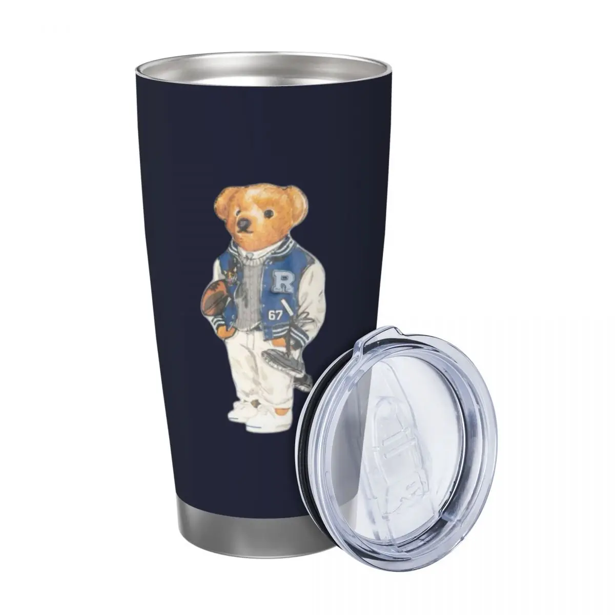 Ralph Bear 20oz Cup Large Capacity Car Mug Leak-proof Juice Coffee Cup Food Grade