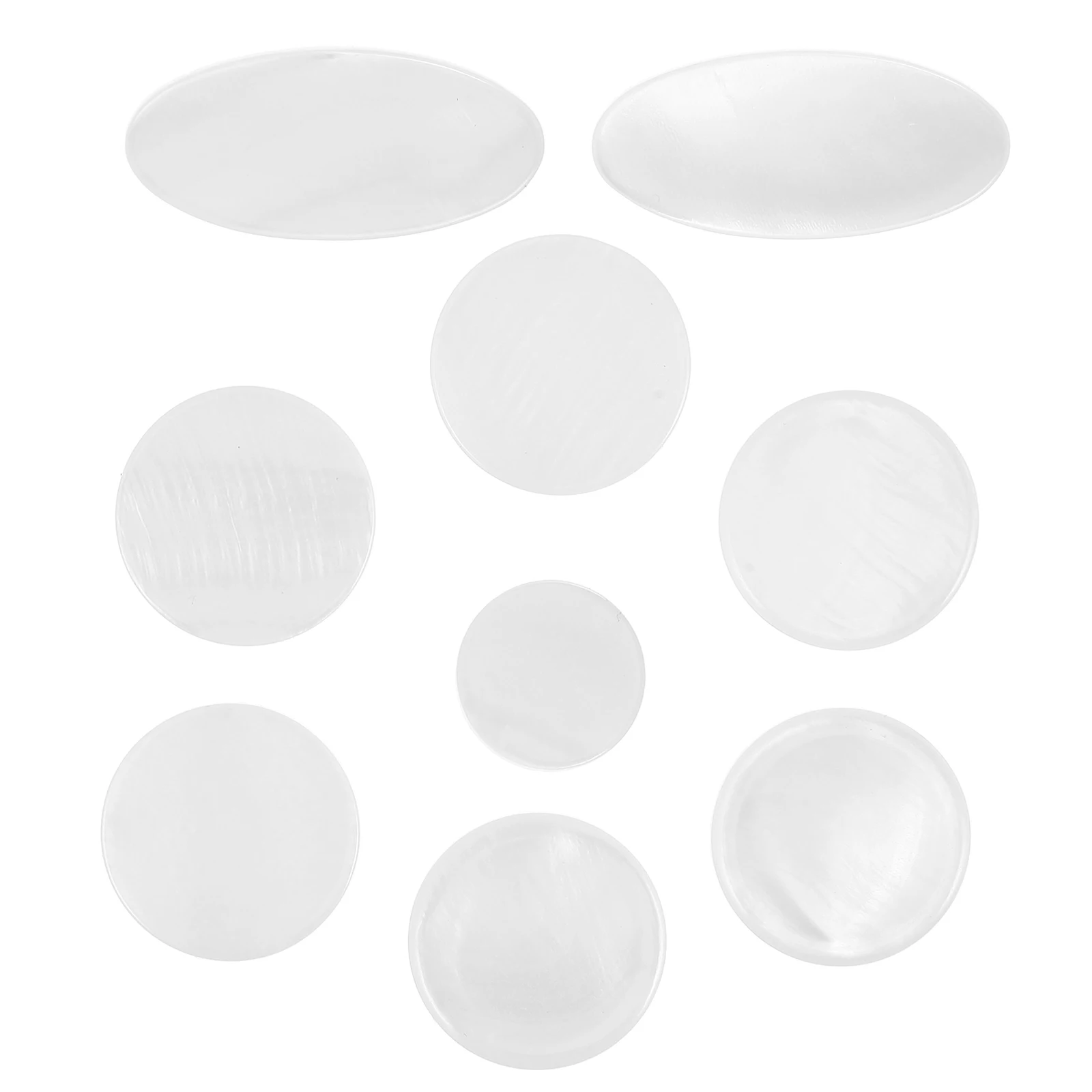 

9pcs Saxophone Key Buttons White Shell Replacement Pads Upgrade Parts Accessories For Alto Tenor Soprano Saxophone