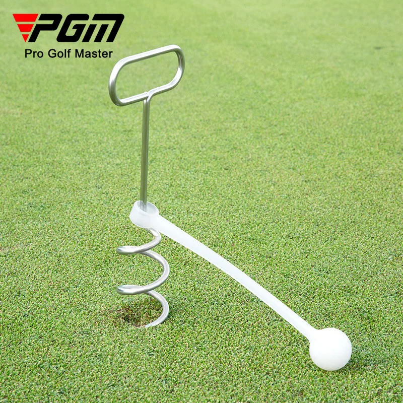 PGM Golf Swing Trainer Spiral Insertion Rotary Ball Cutting Exerciser Rotary Plane Impact Exerciser Golf Training Aids HL010