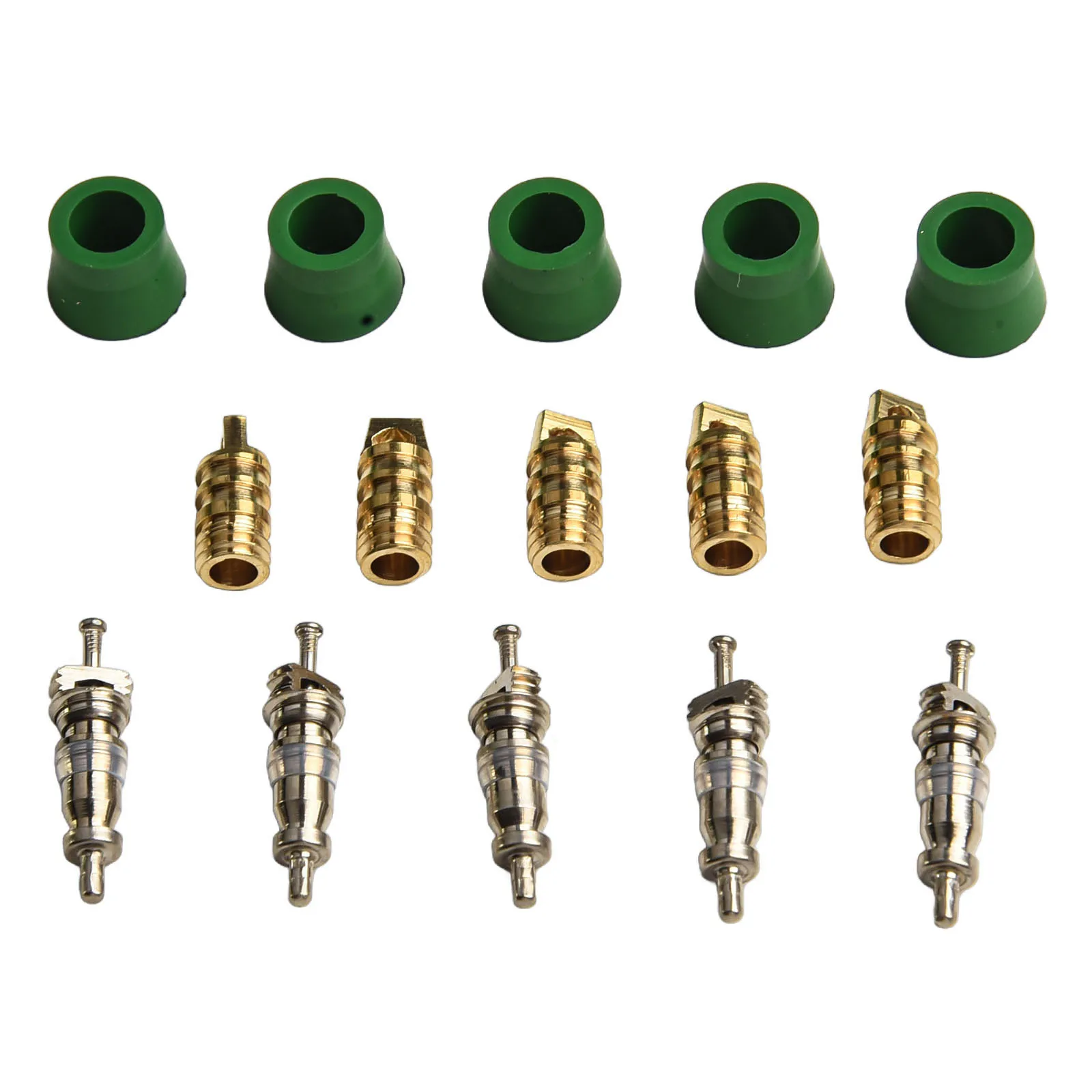 

Valve Core Remover Kit with R410a Adapter and Multiple Hose Gaskets for Split HVAC and Refrigeration System Maintenance