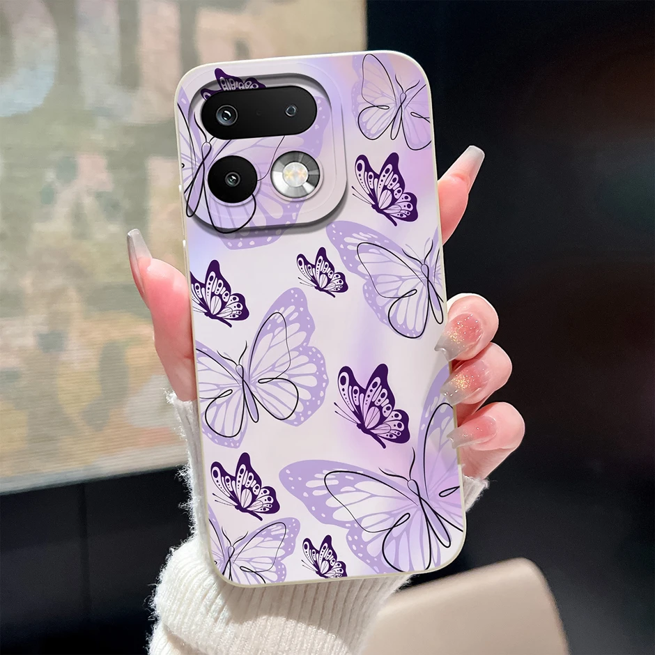 Für OPPO Realme16 16 Pro 16Pro+ Hüllen Lila Schmetterling Kirsche Antifouling Vollschutzabdeckung für Realme 16 Pro Plus Coque – Detail 22