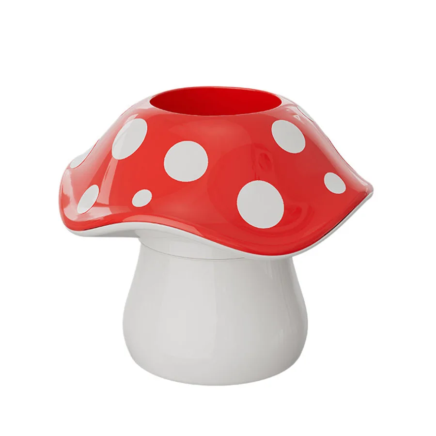 Cute Mushroom Storage Box Desktop Student Office Stationery Pen Holder Cute Creative Makeup Brush Storage Artifact