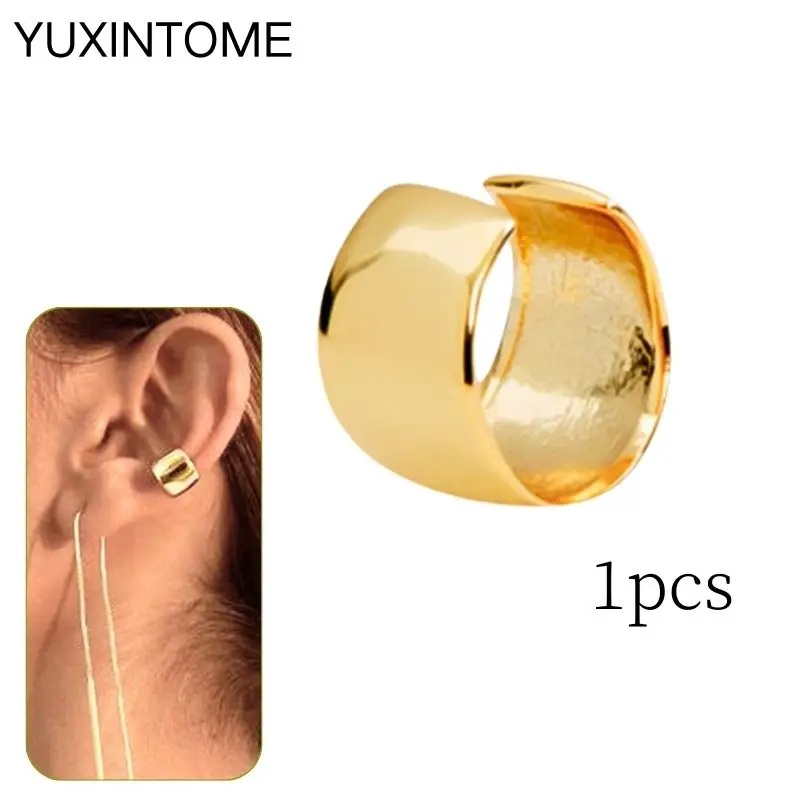 Women's 24K Gold Plated Punk Ear Cuff, No Piercing