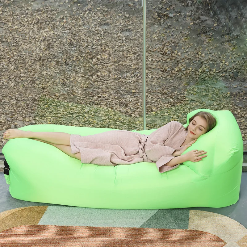 Picture 5: Manufacturer pillow inflatable sofa spot outdoor portable lazy air inflatable bed sleeping bag
