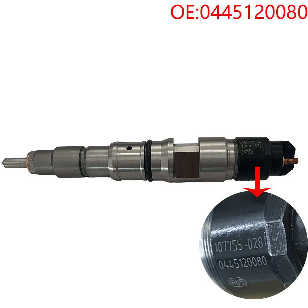 

0445120080 107755-0280 New Diesel Fuel Injector Nozzle For DAEWOO DOOSAN DX225 DL06S 65.10401-7004A 0445120080 107755-0280