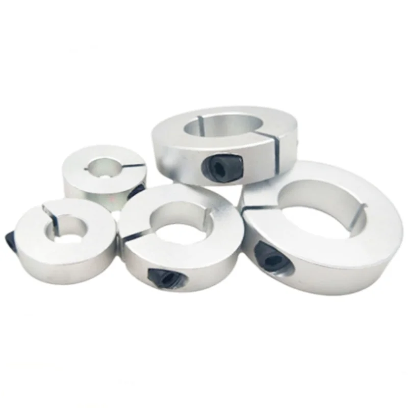 1/5PC Optical Axis Fixed Locking Limit Ring Separate Fixed Ring Open Type Limit Shaft SCSAW 4/5/6/8/10/12/13/14/15/16/17/18/20