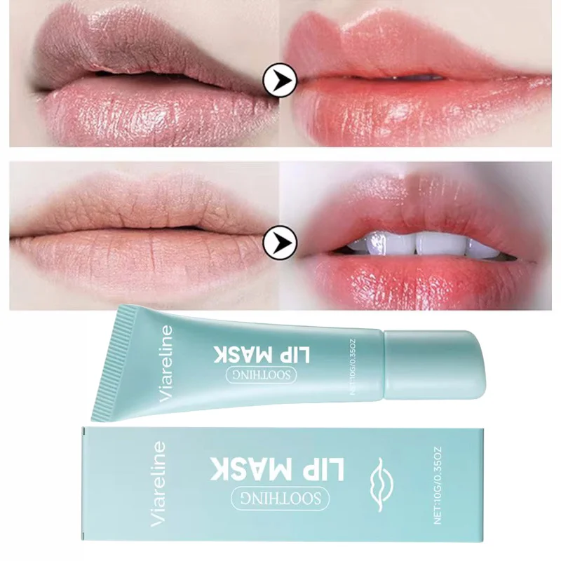 Mascarilla labial reparadora para piel agrietada, tratamiento exfoliante, elimina los labios oscuros, mejora la sequedad, hidratación labial, cuidado nutritivo ligero