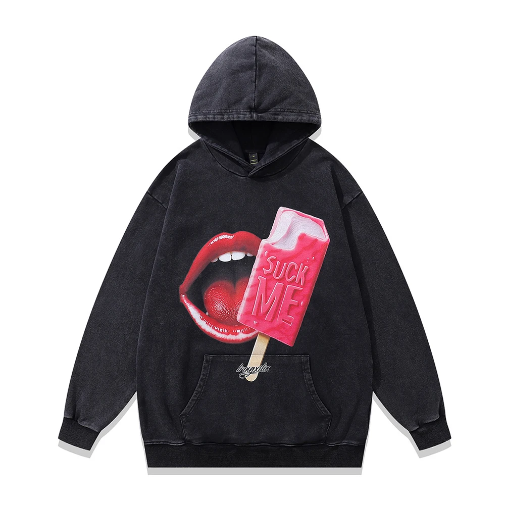 

High Street женские и мужские толстовки Y2k, негабаритная уличная одежда в стиле хип-хоп с капюшоном, винтажная модная толстовка с принтом Berserk, повседневная одежда