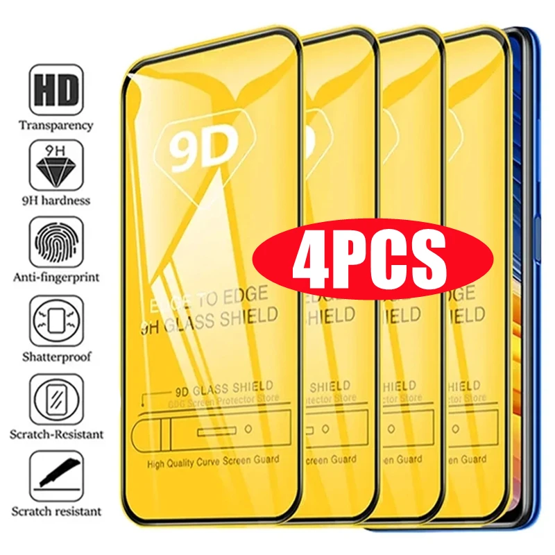 9D Tempered Glass For OPPO A53 A5 2020 A56 A52 A55 A35 A53s A33 A31A52 A54 A37 A16S A16K A12S A15 A12 A15s A3S Screen Protector