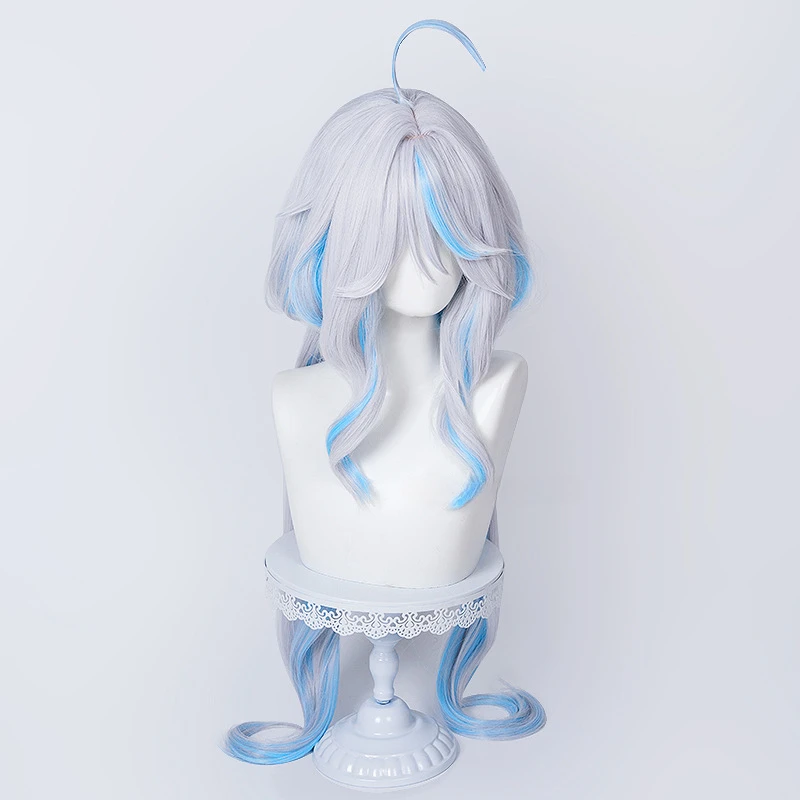 Gra Genshin Impact Furina peruka do cosplay Rose Network długie Focalors Anime peruki żaroodporne syntetyczne peruki do włosów
