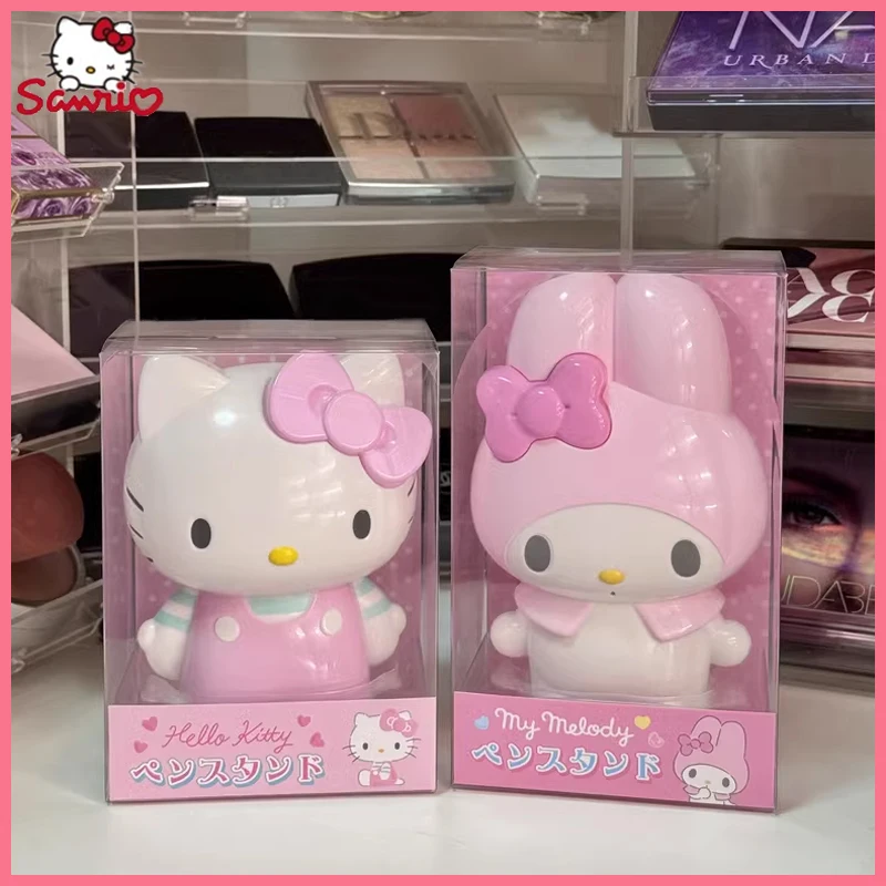 

Sanrio Characters Series Kuromi Hellokitty My Melody Cinnamoroll Cute Pen Holder Stationery Makeup Brush Storage Ornament Gift