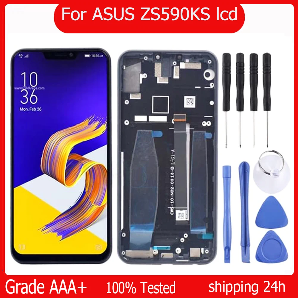 6.2\'\' For Asus ZenFone 5 5z ZE620KL/ZF620KL/ZS620KL LCD X00QD X00QDA Z01RD Display Touch Screen Digitizer Assembly