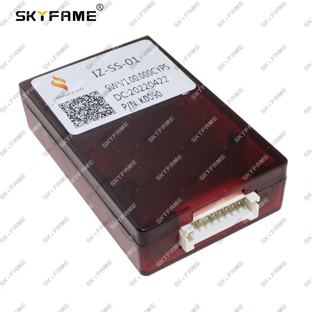SKYFAME Samochodowy 16-pinowy adapter wiązki przewodów Canbus Box Dekoder Android Radio Kabel zasilający do Isuzu D-MAX IZ-SS-01