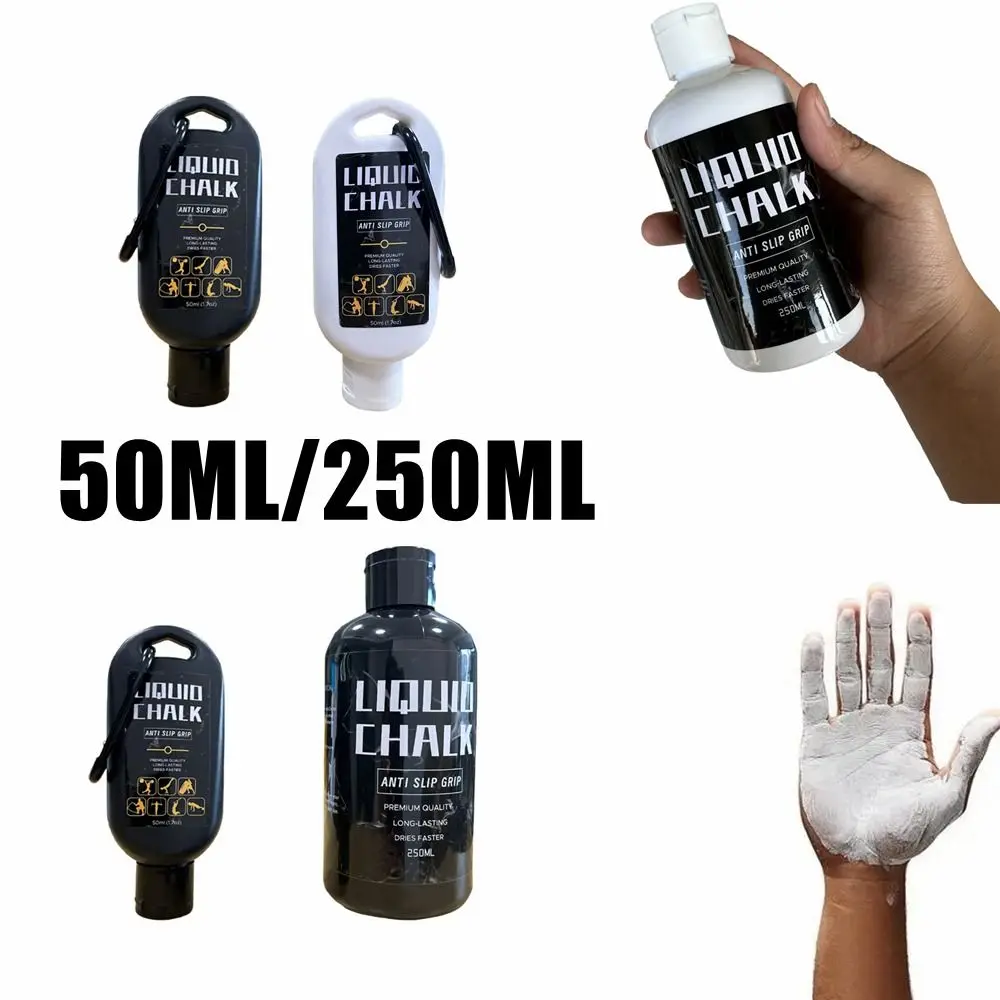 50ML/250ML Liquid Magnesium Powder Antiskid Transparent Transparent Anti Slip Fluid Ultimate Grip Solution Dry Hands