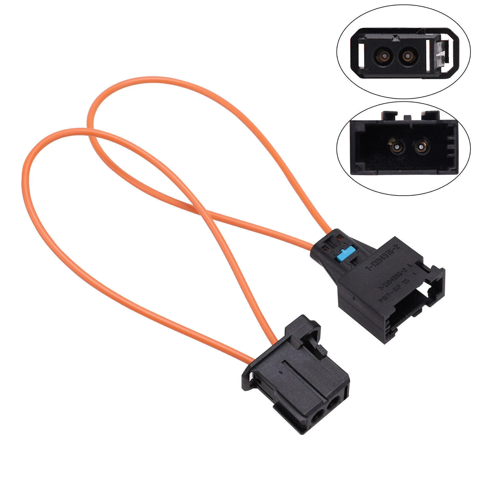 Adapter diagnostyczny MOST z oczkiem światłowodowym, żeński i męski, do Volkswagen, BMW, Audi, Mercedes-Benz