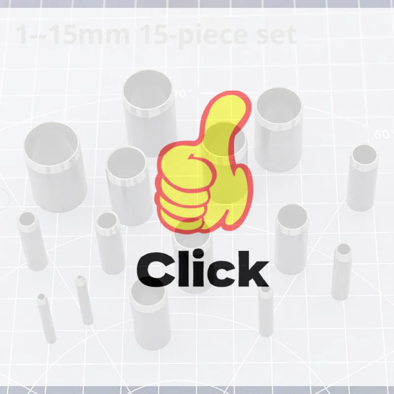 

15 Sizes Round Hole Punch(1-15mm), Hollow Punch Cutter Tool Set With Storage Case, Leather Hole Punch, Leather Craft Die Cutter