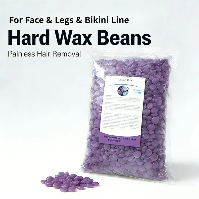 200g/300g/400g/500g Wax Beans Depilatory Hot Wax Beads Film Pellet Hair Removal Face Bikini Legs Arm Unisex Body Waxing Kit