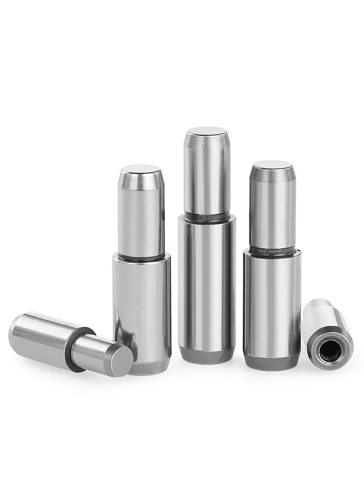 1Pcs Bearing Steel Solid Step Positioning Pin Cylindrical Dowel Pin Internal Thread Stepped Shaft Reducing Pin