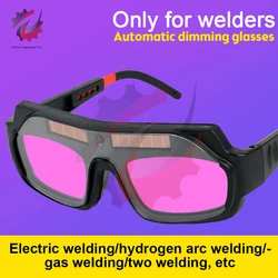 Automatic Dimming Welding Goggles Solar Auto Darkening Anti-glare Argon Arc Welding Protective Glasses Welder Specific Mask