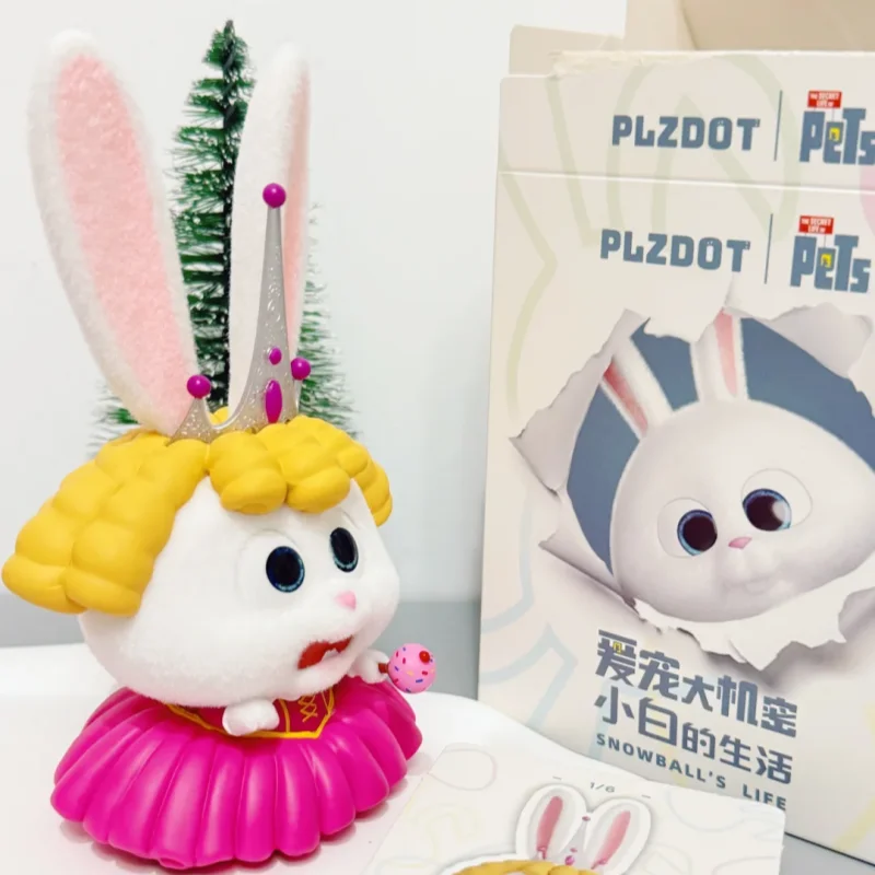 Nieuw product PLZDOT Officieel huisdiergeheim Little White Life Series Blind Box Doll Cute Girl Desktop Ornament Verjaardagscadeau op voorraad