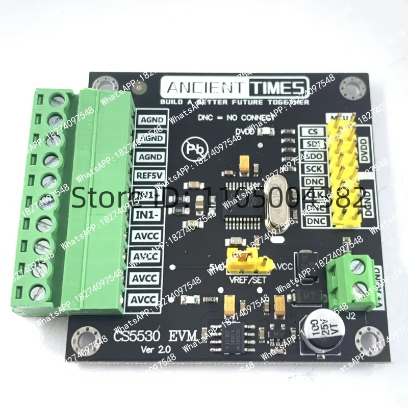 CS5532/CS5530 module, 24-bit ADC module, high-precision analog-to-digital conversion module, CS5530ISZ, CS5532