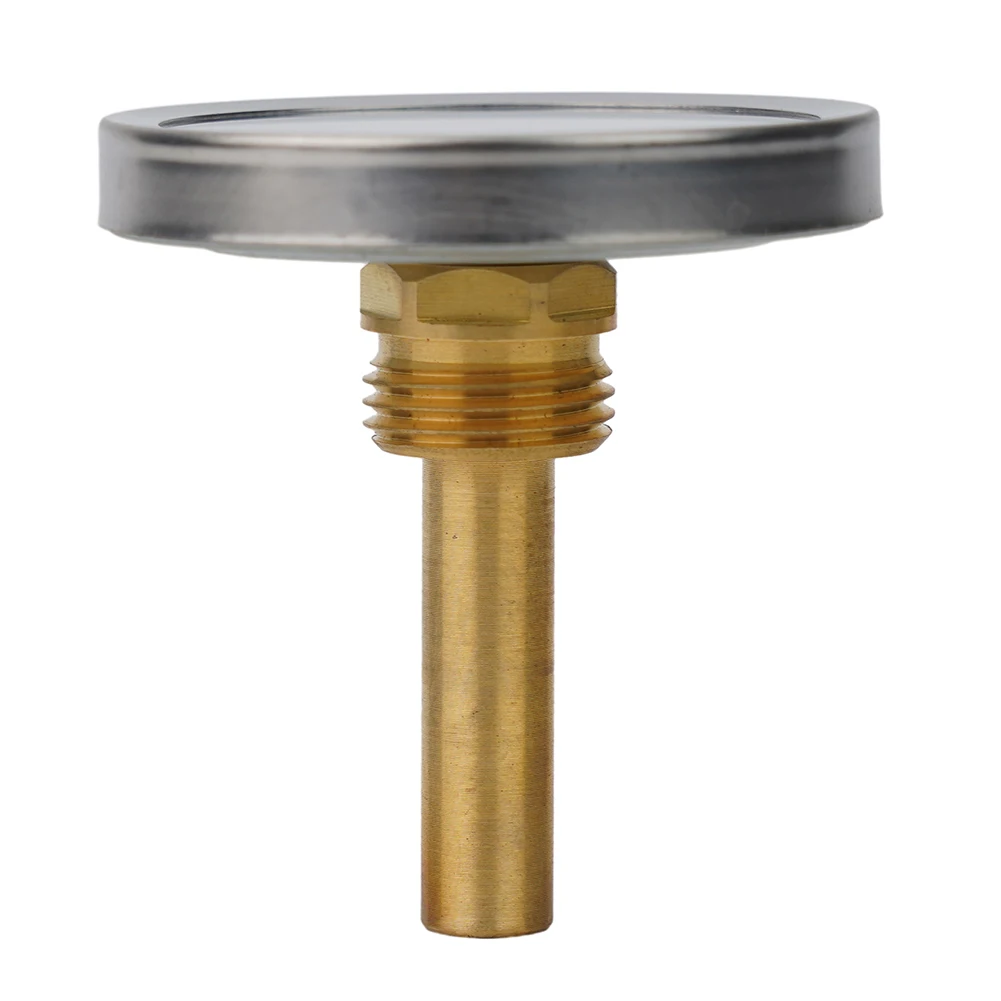 Analog Thermometer Water Temperature Meter 8*50mm Thermometer Rod Thermometer For Central Heating System Control