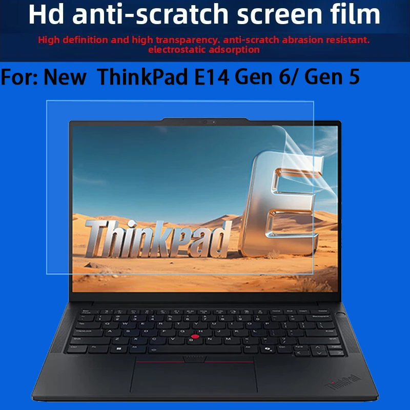 For ThinkPad E14 Gen 6/Gen 5 Keyboard Film Laptop Screen Film Toughened Film Anti-blue Film Anti-reflective Film Protective Film