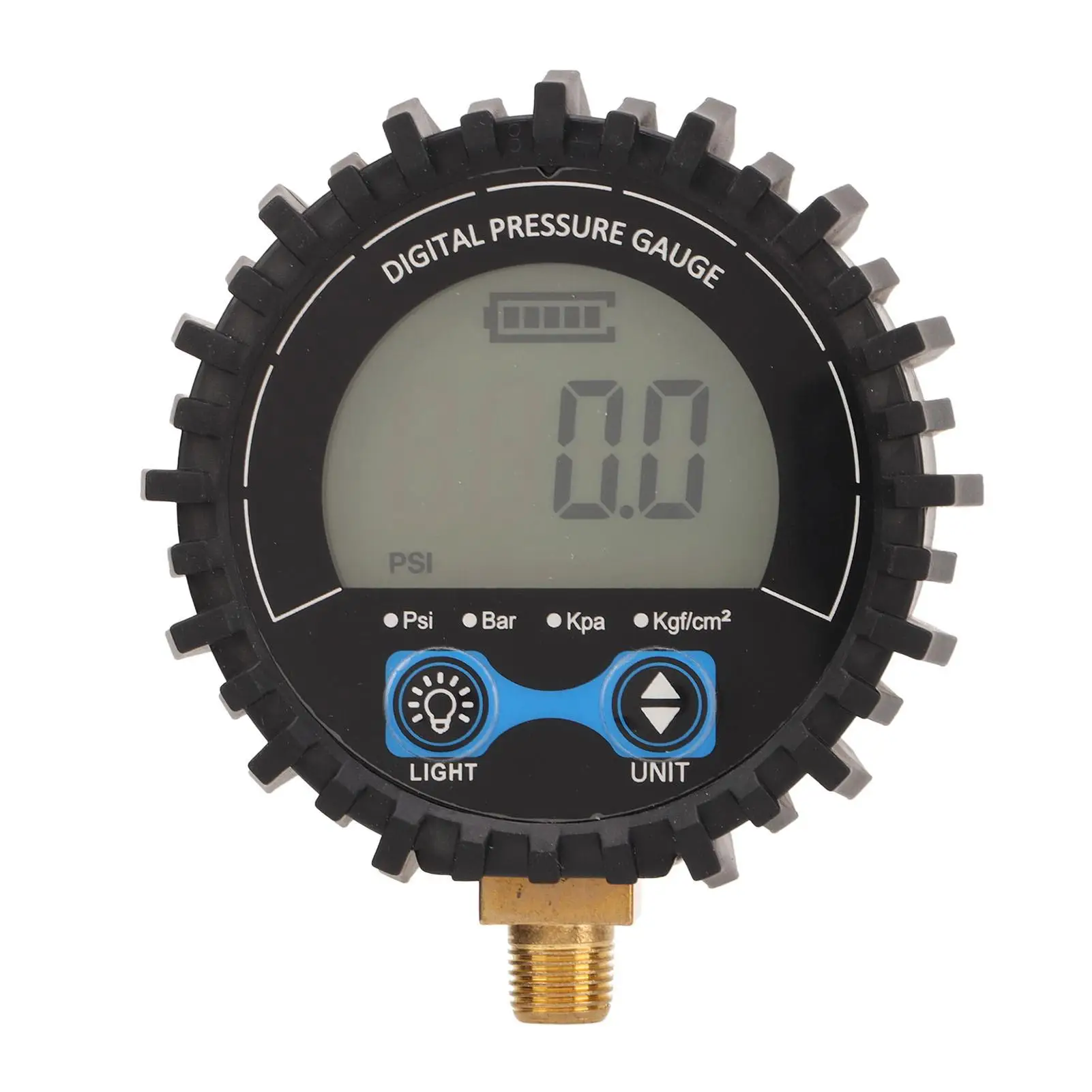 Digital Auto Tire Inflator Pressure Gauge - Accurate 4 Units Switchable for cars Trucks SUVs RVs